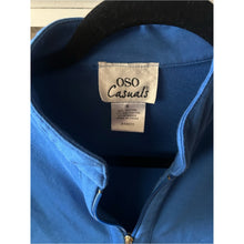 Load image into Gallery viewer, 80s Vintage OSO Casual Zip Up Front with Grommets
