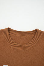 Load image into Gallery viewer, Coffee See You Cowboy Embroidered Western Graphic Sweater
