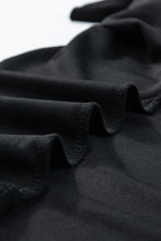 Cargar imagen en el visor de la galería, Black Cowl Neck Bat Sleeve T Shirt
