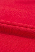 Cargar imagen en el visor de la galería, Fiery Red Tinsel Merry Letter Drop Shoulder Baggy Sweater
