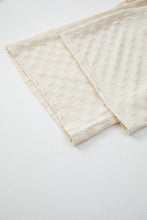 Load image into Gallery viewer, Beige Checkered Pocketed High Waist Wide Leg Overall
