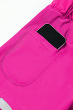 Cargar imagen en el visor de la galería, Hot Pink Pocketed Wide Waistband Swim Shorts
