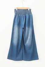 Load image into Gallery viewer, Ashleigh Blue Smocked Waist Wide Leg Jeans
