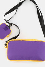 Cargar imagen en el visor de la galería, Himawari Removable Strap Nylon Crossbody Bag with EarPods Bag
