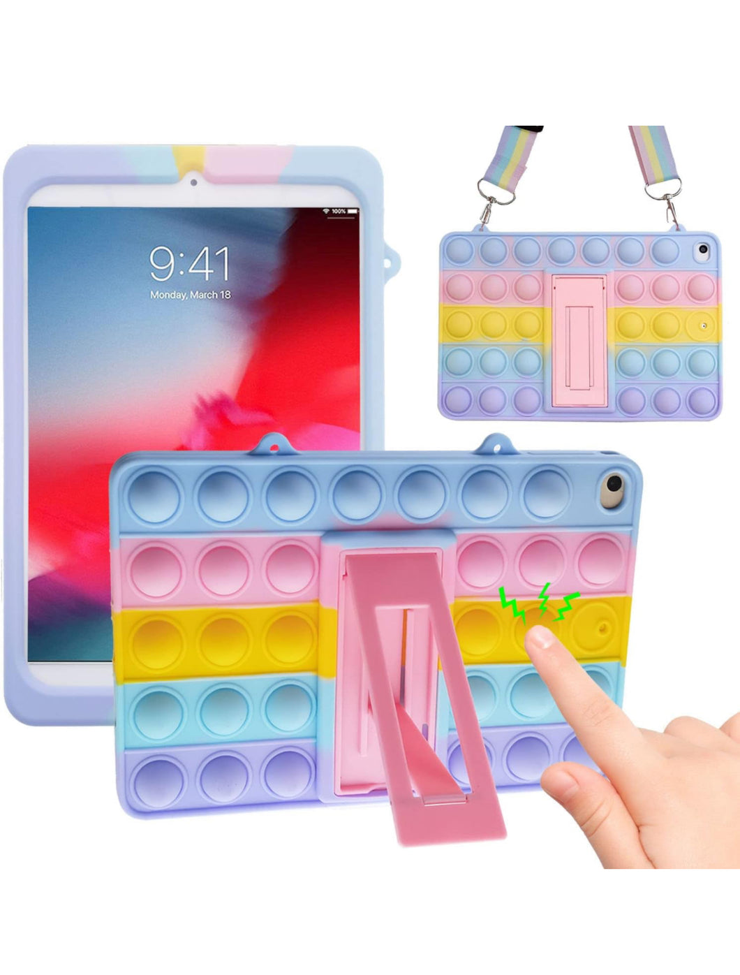 Brand New Case For iPad 10.2 1019/2020 Fidget Toy Bubble Case For iPad