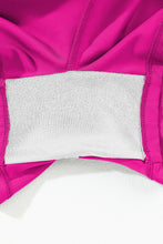 Cargar imagen en el visor de la galería, Hot Pink Pocketed Wide Waistband Swim Shorts
