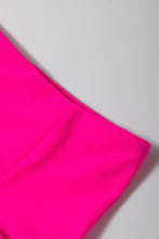 Cargar imagen en el visor de la galería, Hot Pink Pocketed Wide Waistband Swim Shorts
