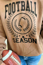 Cargar imagen en el visor de la galería, Khaki Rugby FOOTBALL SEASON Graphic Game Day Sweatshirt
