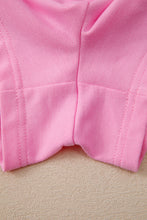 Load image into Gallery viewer, Bonbon Colorblock Edge Drop Shoulder T Shirt and Skort 2Pcs Set
