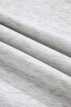 Load image into Gallery viewer, Light Grey Faded Varsity Print Loose Pullover Top
