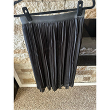 Load image into Gallery viewer, BNWT Black Pleated Midi Skirt - Sleek Women's A-Line
