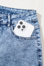 Load image into Gallery viewer, Ashleigh Blue Mineral Wash Bottom Cuff Distressed Wide Leg Jeans
