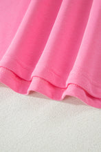 Cargar imagen en el visor de la galería, Sachet Pink Solid Cover Oversize Tee Pocketed Casual Pants 2pcs Outfit

