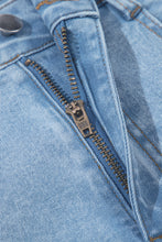 Load image into Gallery viewer, Myosotis Bubble Hem Denim Mini Skirt
