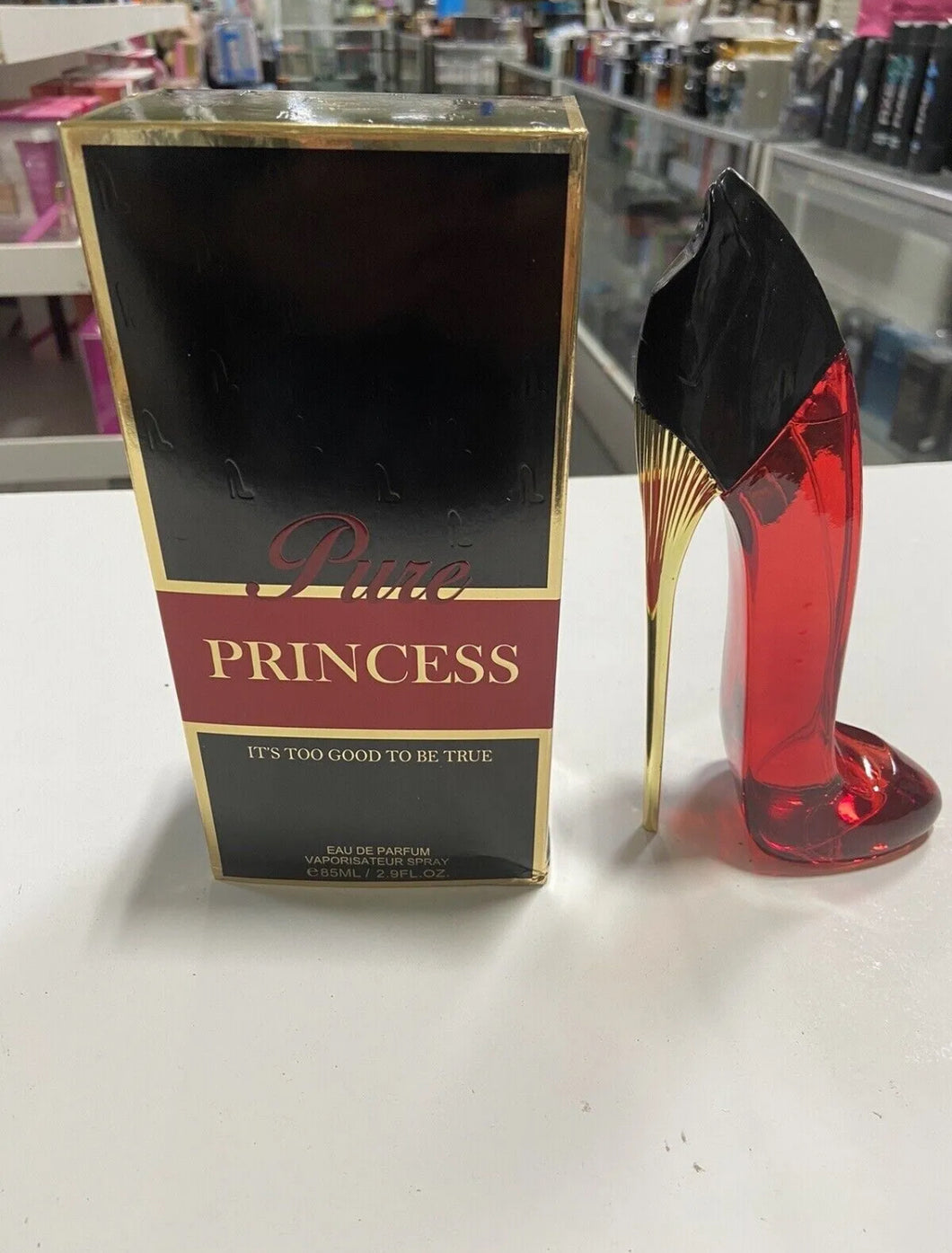 Pure Princess High Heel Red 3.4 Oz/100 ML Rendition of Very Good Girl