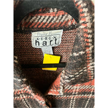 Load image into Gallery viewer, KEREN hart Vintage 70s 100% Wool Plaid Jacket in Rust and Brown
