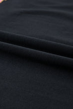 Cargar imagen en el visor de la galería, Black MAMA Chenille Patched Crew Neck T Shirt
