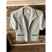 Cargar imagen en el visor de la galería, Vintage Studio I 70s Short-Sleeve Blazer Jacket - Robin Egg Blue VTG
