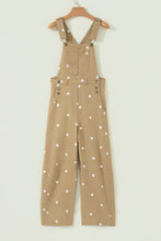 Cargar imagen en el visor de la galería, Phalaenopsis Polka Dot Print Bib Pocket Denim Barrel Overalls Jumpsuit
