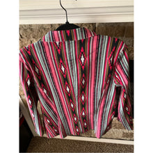 Cargar imagen en el visor de la galería, Rock &amp; Roll Cowgirl Patterned Blazer 100% Cotton Western-Aztec
