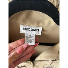 Load image into Gallery viewer, Vintage Alfred Dunner Beige Embroidered Bomber Jacket Fall Leaves Set
