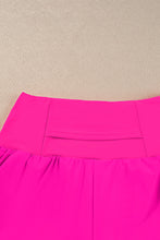 Cargar imagen en el visor de la galería, Hot Pink Pocketed Wide Waistband Swim Shorts
