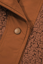 Load image into Gallery viewer, Cinnamon Faux Fur Snap Button Front Knot Side Plush Vest with Pockets
