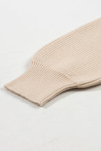 Cargar imagen en el visor de la galería, Apricot Lantern Sleeve V Neck Knot Back Sweater
