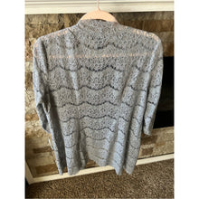 Load image into Gallery viewer, Brand New Vintage R&amp;M Richards Silver Sheer Sparkly Lace Jacket
