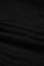 Load image into Gallery viewer, Black Lace Cascading Tiered High Waist Maxi Skirt
