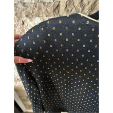 Cargar imagen en el visor de la galería, Vintage Leslie Faye Black &amp; Gold Studded Women's Blazer Jacket

