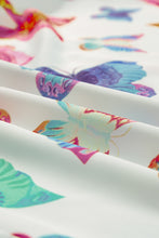 Cargar imagen en el visor de la galería, Multicolour Butterfly Pattern Short Sleeve Shirt Pajamas Set
