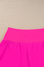 Cargar imagen en el visor de la galería, Hot Pink Pocketed Wide Waistband Swim Shorts
