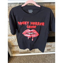 Cargar imagen en el visor de la galería, Brand New Rocky Horror Show Red &amp; Black Graphic Tee - Movie Halloween Glitter
