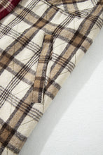 Cargar imagen en el visor de la galería, Red Mixed Plaid Patchwork Retro Shacket
