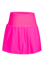 Cargar imagen en el visor de la galería, Hot Pink Pocketed Wide Waistband Swim Shorts
