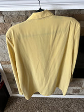 Load image into Gallery viewer, Bobbie Brooks Vintage Retro 80s Bright Yellow Chartreuse Oversized Blazer Jacket
