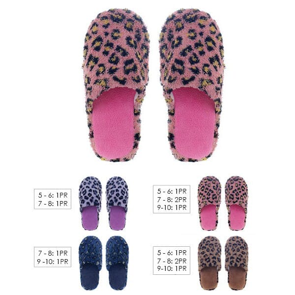 Leopard Print Slippers