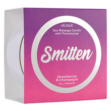 Cargar imagen en el visor de la galería, Massage Candle Smitten Strawberry &amp; Champagne 4oz
