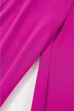 Cargar imagen en el visor de la galería, Bright Pink Bowknot Strapless Wide Leg Jumpsuit
