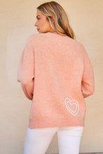 Cargar imagen en el visor de la galería, And The Why WIFEY &amp; Heart Round Neck Sweater
