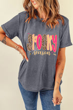 Load image into Gallery viewer, Gray Spooky Season Playful Halloween Graphic T Shirt
