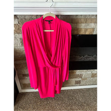 Cargar imagen en el visor de la galería, Victoria's Secret Hot Pink Wrap-Front Midi Dress
