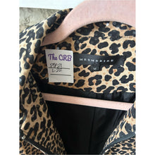 Load image into Gallery viewer, Mesmerize Leopard Print Red-Accent Bling Women's Blazer Jacket Zip Up
