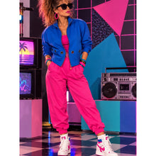 Load image into Gallery viewer, 80s Vintage OSO Casual Zip Up Front with Grommets
