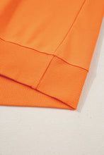 Load image into Gallery viewer, Grapefruit Orange Spooky Graphic Halloween Crew Neck Holiday Sweatshirt
