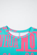 Load image into Gallery viewer, Green Howdy Cowboy Letter Printed Western Fashion Tee
