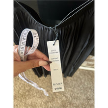 Load image into Gallery viewer, BNWT Black Pleated Midi Skirt - Sleek Women's A-Line
