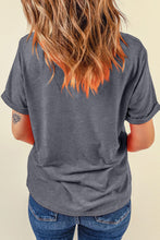 Load image into Gallery viewer, Gray Spooky Season Playful Halloween Graphic T Shirt
