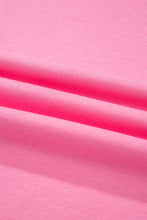 Cargar imagen en el visor de la galería, Sachet Pink Solid Cover Oversize Tee Pocketed Casual Pants 2pcs Outfit

